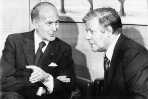 Helmut Schmidt e Valéry Giscard d’Estaing