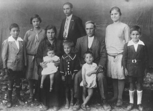 famiglia italiana a inizio Novecento
