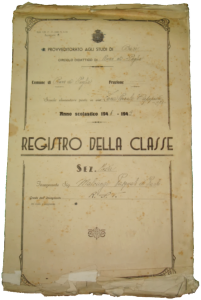 Archivio del I Circolo didattico di Ruvo di Puglia, Registri scolastici, Registro della classe mista in località "Capoposta", 1949.