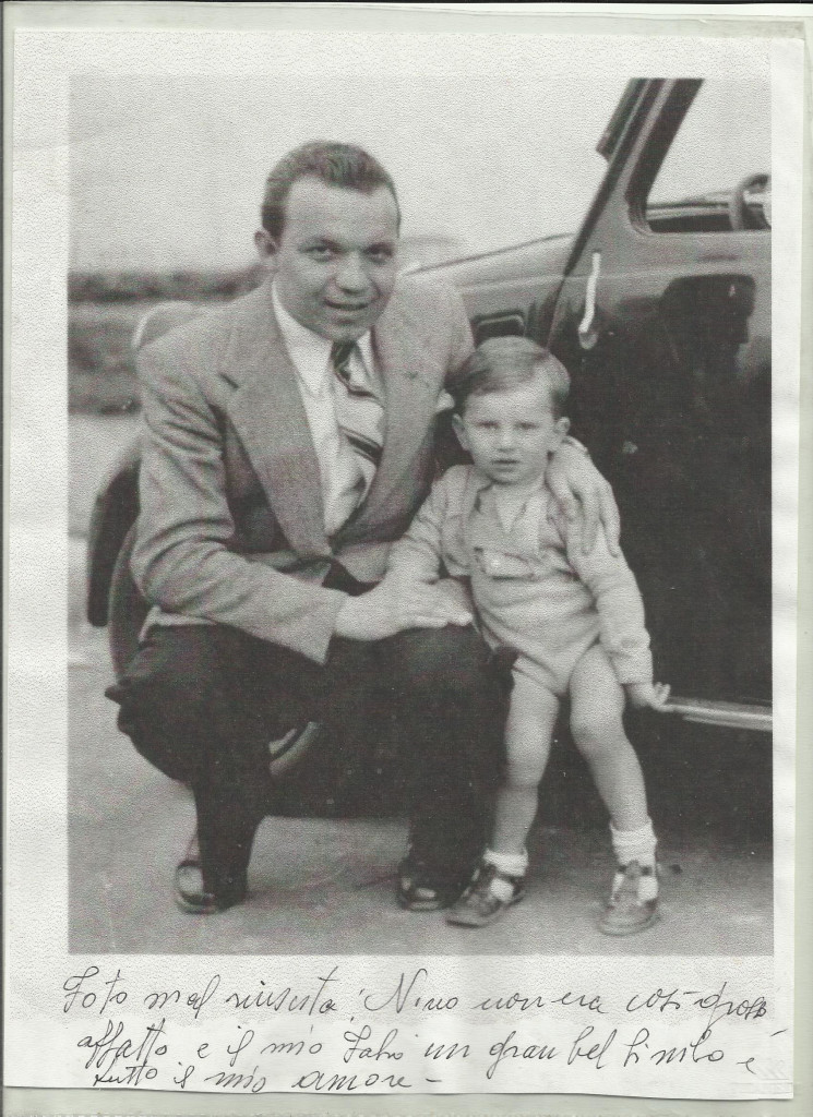 Fig. 2: Giovanni Camusso con il figlio