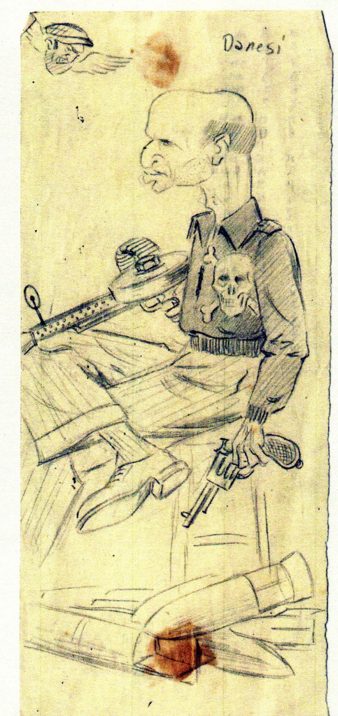 Fig. 5: Caricatura di Paolo Danesi della Caproni