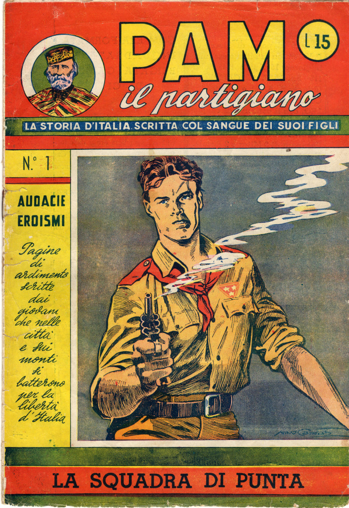 Fig. 7: Copertina del numero 1 di «PAM il partigiano» 