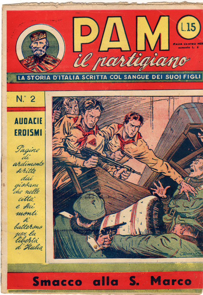 Fig. 8: Copertina del numero 2 di «PAM il partigiano» 