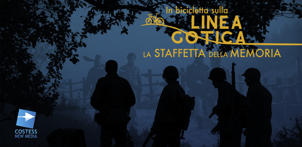 Il logo del sito "In bici sulla linea gotica" (www.inbiciclettasullalineagotica.it