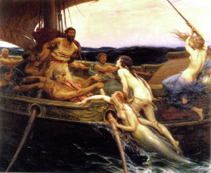 "Ulysses and the Sirens (1909)" di Herbert James Draper - Ignoto. Con licenza Pubblico dominio tramite Wikimedia Commons.