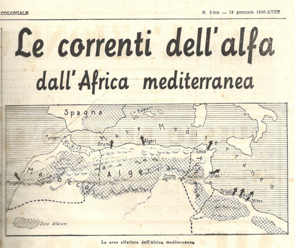 da «L'Azione Coloniale»,Numero Speciale Autarchico Fuori Serie, Giovedì 18 Gennaio 1940, Anno X numero 3 bis, p.2