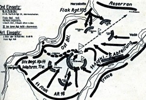 FIG.1 “Bandenbekämpfung” Fonte: Bandenbekaempfung in Oberitalien, 29 marzo 1945, Germania, pubblicato da General Kommando I Fallschirm Korps – Fuhrungsgruppe 1C. Biblioteca Istituto per la storia e le memorie del '900 Parri Emilia Romagna. 